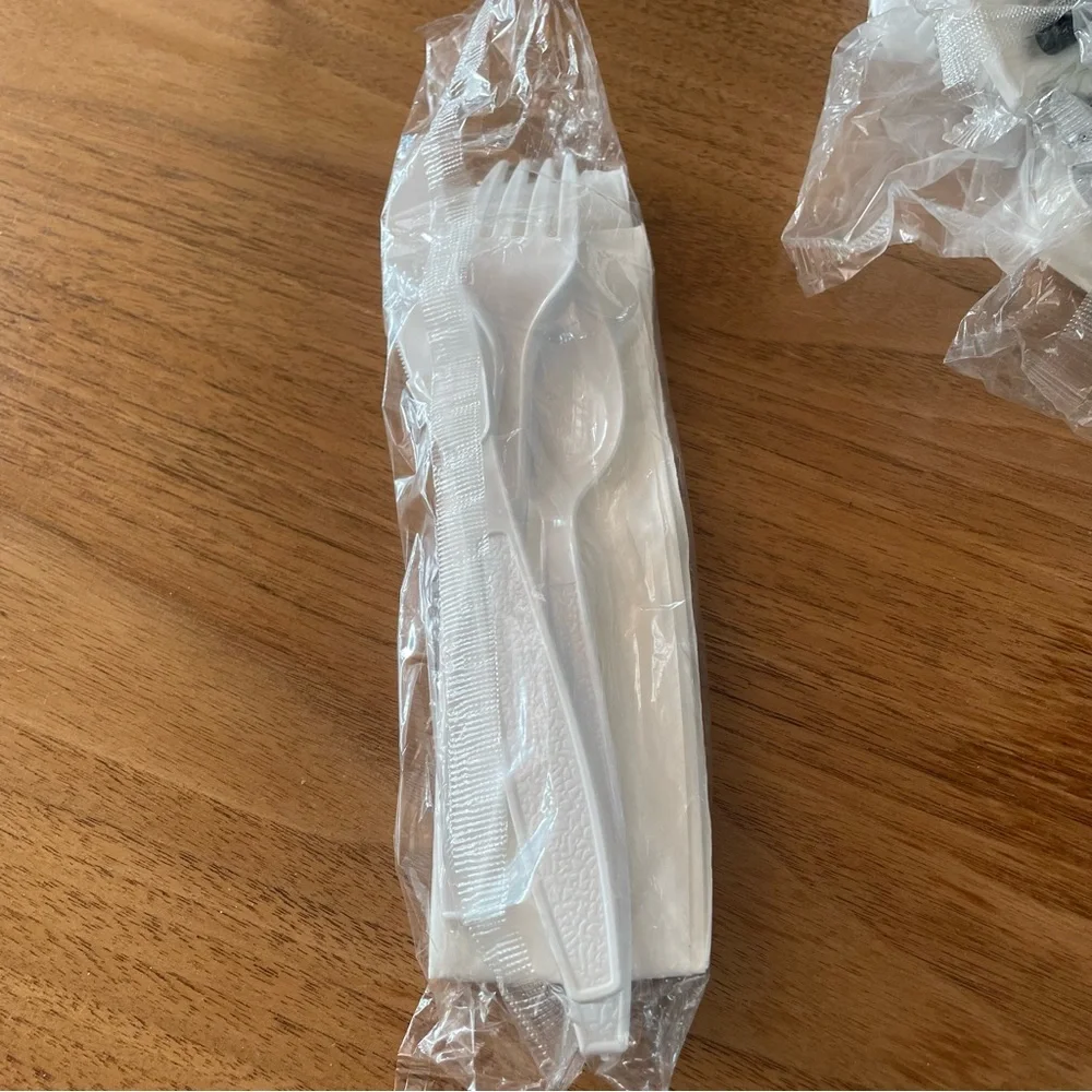 NIP sealed plastic cutlery